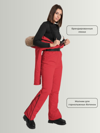 Комбинезон женский зимний GRAND Клюква